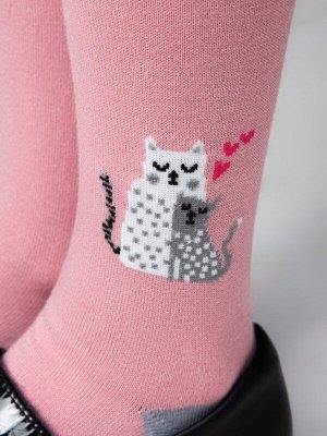 КОЛГОТКИ  для девочки РИС ДВЕ КОШКИ Т.ПУДРА