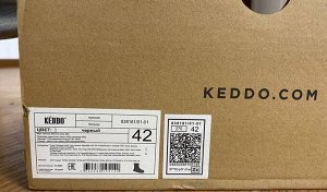 Ботинки Keddo мужские, размер 42, черные