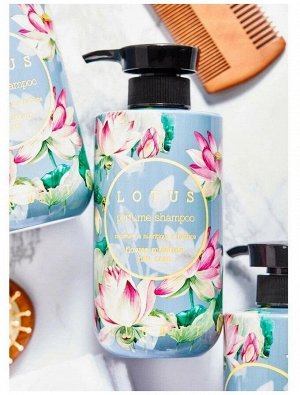 Jigott/ Lotus Perfume Shampoo  Парфюмированный шампунь для волос Лотос 500 мл  1/25