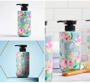 Jigott/ Lotus Perfume Shampoo  Парфюмированный шампунь для волос Лотос 500 мл  1/25