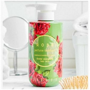 Rose Perfume Shampoo Парфюмированный шампунь для волос Роза 500 мл, Япония