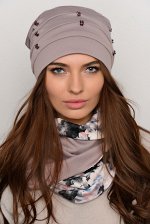 Комплект женский шапка + снуд   