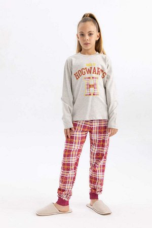 Пижамный комплект с длинными рукавами «Гарри Поттер» для девочки