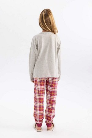 DEFACTO Пижамный комплект с длинными рукавами «Гарри Поттер» для девочки