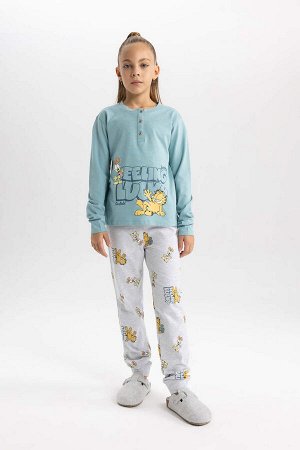 Пижамный комплект Garfield с длинными рукавами для девочек