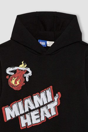Толстовка с круглым вырезом для мальчиков NBA Miami Heat