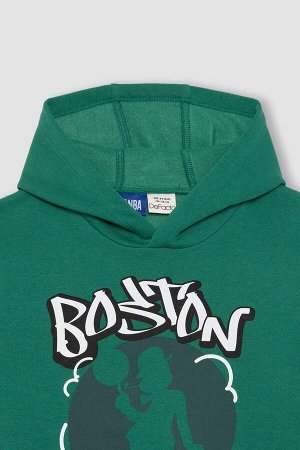 Толстая толстовка с капюшоном NBA Boston Celtics для мальчиков