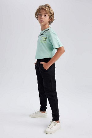 Габардиновые брюки Jogger Foot для мальчика