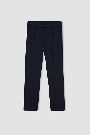 DEFACTO Темно-синие школьные брюки для мальчика