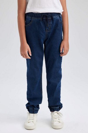 Джинсовые брюки Jogger с эластичной окантовкой для мальчиков