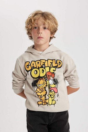 Толстый свитшот Garfield для мальчиков с круглым вырезом