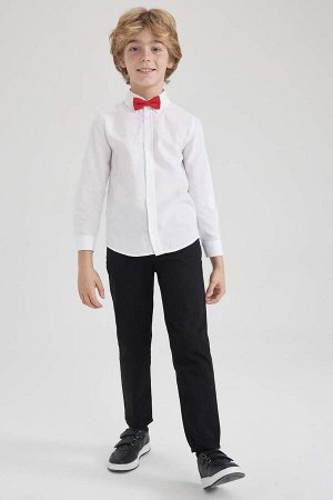DEFACTO Оксфордская рубашка из двух предметов для мальчика с длинными рукавами