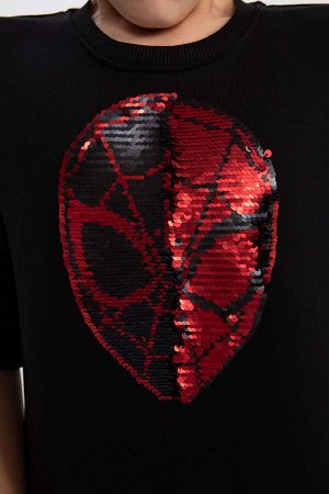 Толстовка стандартного кроя с круглым вырезом для мальчиков Marvel Spiderman