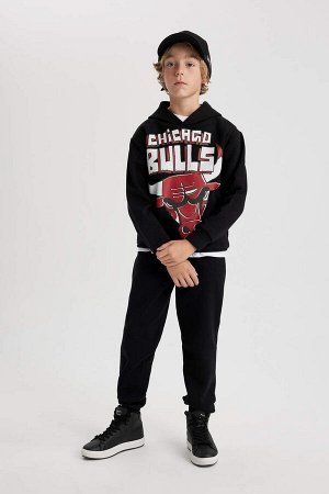 DEFACTO Толстовка с капюшоном NBA Chicago Bulls для мальчиков
