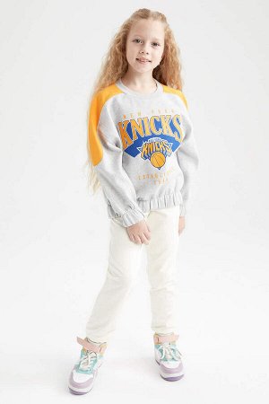 DEFACTO Толстовка с круглым вырезом для девочек NBA New York Knicks