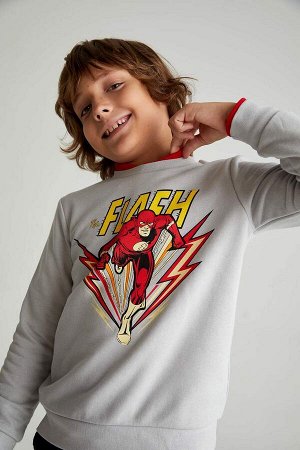 Толстовка The Flash с круглым вырезом для мальчиков