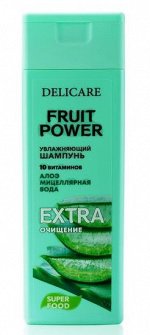 Delicare FruitPower Увлажняющий Шампунь Алоэ, 280мл