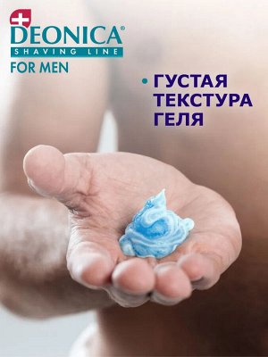 DEONICA FOR MEN Гель для бритья Чистый эффект 200мл
