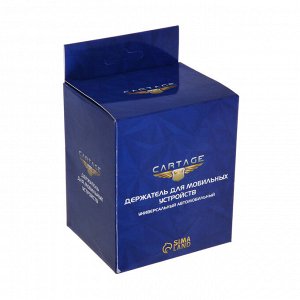 Держатель для телефона Cartage, магнитный, на присоске, чёрный