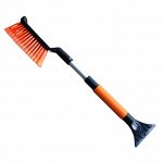Скребок для снега+щетка телескопическая &quot;BARBELL&quot; длина 53-69см, IC7571 (8095)