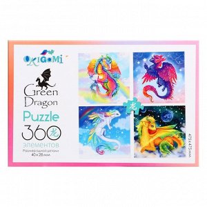 Пазл «Радужный дракон», 360 элементов