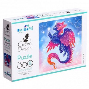Пазл «Фиолетовый дракон», 360 элементов
