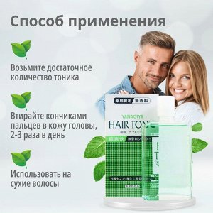 Yanagiya/ "Hair Tonic" Тоник для роста волос 240мл 1/18