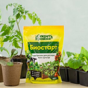 БиоСтарт, 500г - Секрет Урожая, натуральное удобрение
