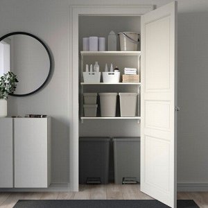 KNCKLA, мусорное ведро для педалей, темно-серый, 50 л,