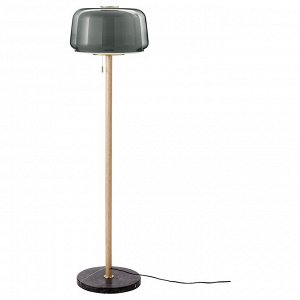 IKEA Напольный светильник EVEDAL, мрамор/серый