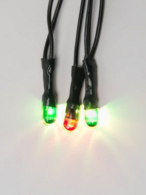 Гирлянда с контроллером, 5м. 100 миниламп накаливания. Разноцветный свет. Провод зеленый. UDL-S0500-100/DGA MULTI IP20 MINI