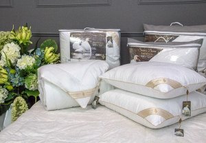 Одеяло 1.6 Luxury Antistress Collection Swans Down (белый) 155х210, шт