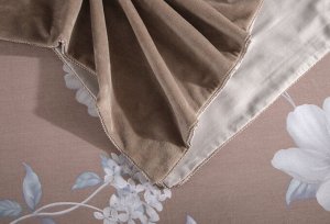 Постельное белье с одеялом (ЕВРО) Петуния (капучино) ABC Cotton
