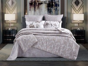 Постельное белье с одеялом (ЕВРО) Валенсия (бежевый молоко) Print Cotton