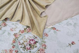 Постельное белье 1,5 СП Атриум (бежевый) Cotton