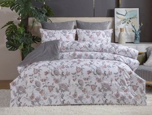Постельное белье с одеялом (ЕВРО) Даламан (платина капучино) ABC Cotton