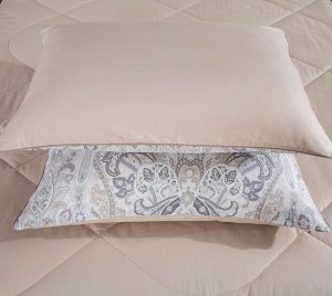 Комплект постельного белья с одеялом Филиппо (бежевый) Cotton, семейный