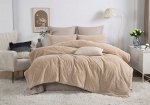 Постельное белье с одеялом (ЕВРО) Teddy Super Soft (экрю) комплект, шт