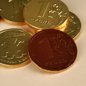 Шоколадные монеты «Новогодняя почта», 60 (10 шт. х 6).