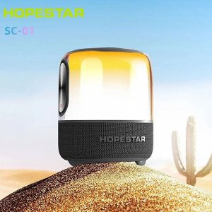 NEW ! МОЩНАЯ ! Портативная колонка Hopestar SC-01 60W с микрофоном, 3D подсветкой, 12000mAh