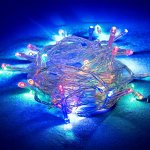 Гирлянда светодиодная 5м, с контроллером, разноцветный свет. Провод прозрачный, 50 светодиодов.  ULD-S0500-050/DTA MULTI IP20