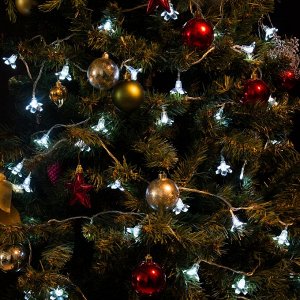 Гирлянда «Сакура белая»,  7 м, 50 светодиодов, светодиодная с контроллером белая, IP20, провод прозрачный, ULD-S0700-050/DTA WHITE IP20 WHITE SAKURA