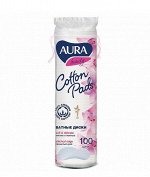 Ватные диски 100шт &quot;AURA&quot;