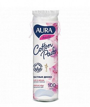 Ватные диски 100шт "AURA"