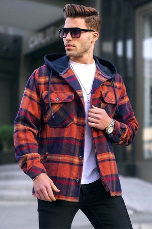 Рубашка Lumberjack в клетку с капюшоном Tile 5577