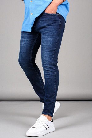 Синие мужские джинсовые брюки Slim Fit 6339