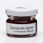 Грецкий орех в сиропе из сосновых шишек «Русский лес», 25 г