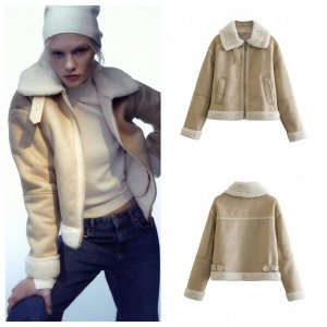 Куртка женская цвет светлый беж