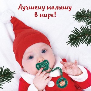 Соска - пустышка «Наше чудо», ортодонтическая, силикон, от 6 мес., Крошка Я