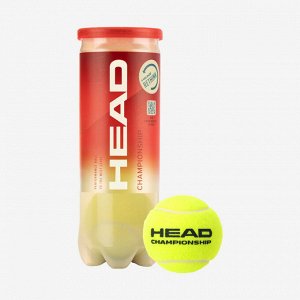 Мяч для большого тенниса HEAD Championship желтый ДИЗ'17    сукно